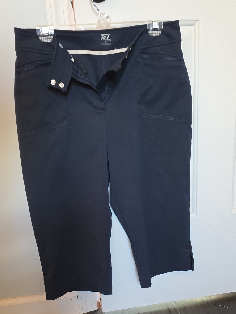 Tal Navy Golf Capri Pants